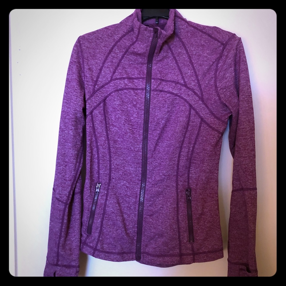 LuluLemon Athletica heather purple size 10 jacket